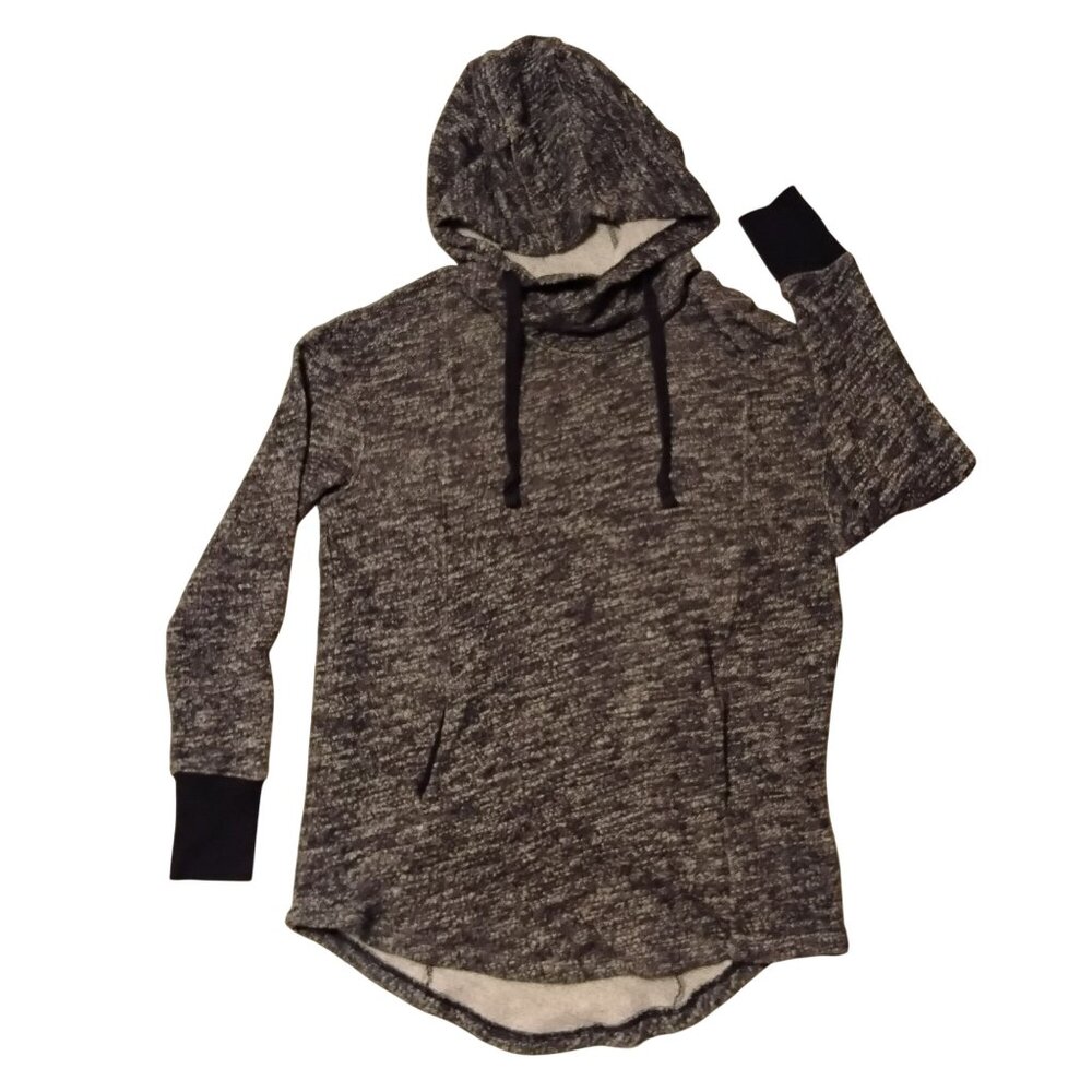 Hooded Pullover Heather Gray  Sweater Top Mossimo Supply Co. With Kangaroo Pocke